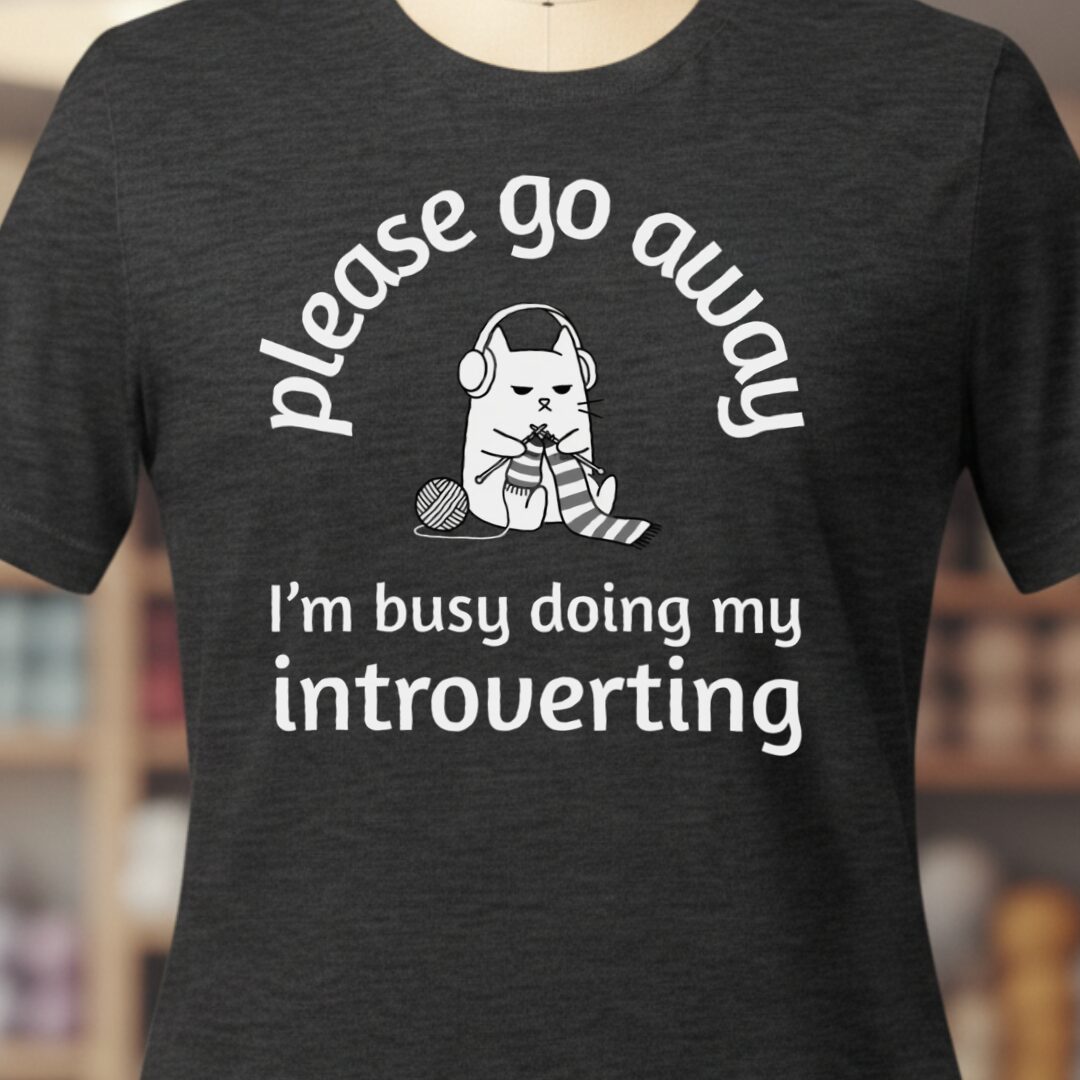Introverting T-Shirt Dark Grey t-shirt