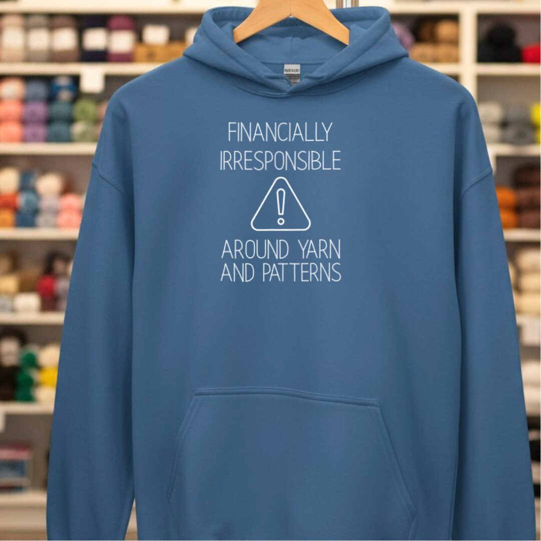 Irresponsible Hoodie Indigo Blue t-shirt