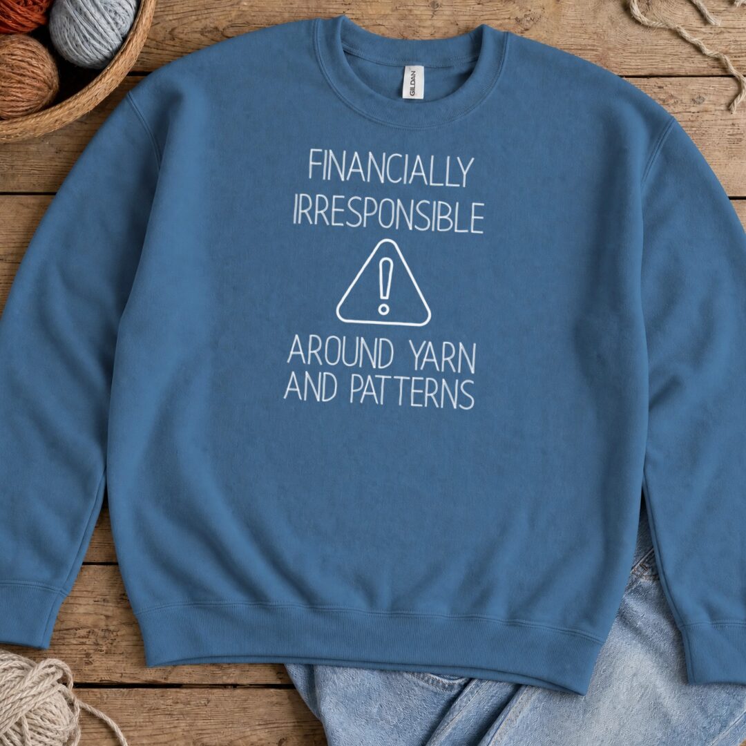 Irresponsible Sweatshirt Indigo Blue t-shirt