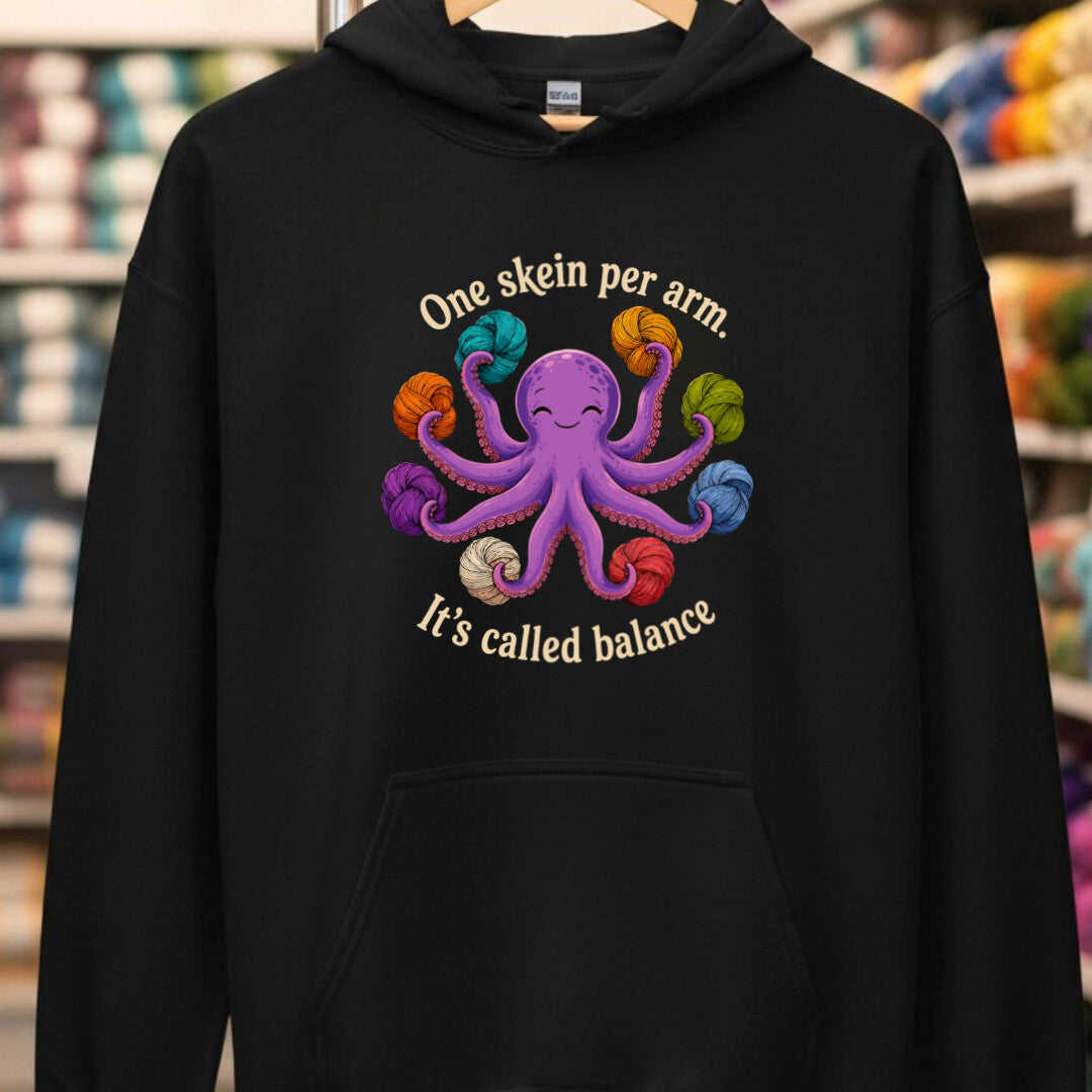 It's Called Balance Black Hoodie.jpg