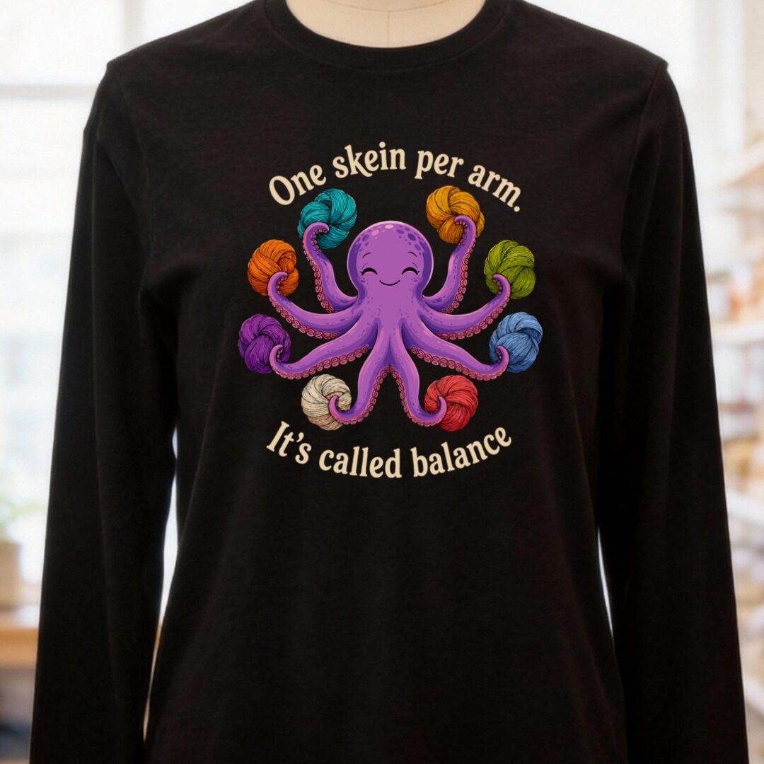 It's Called Balance Long Sleeve Tee Black t-shirt