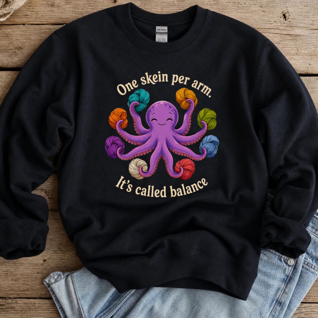 It's Called Balance Sweatshirt Black t-shirt