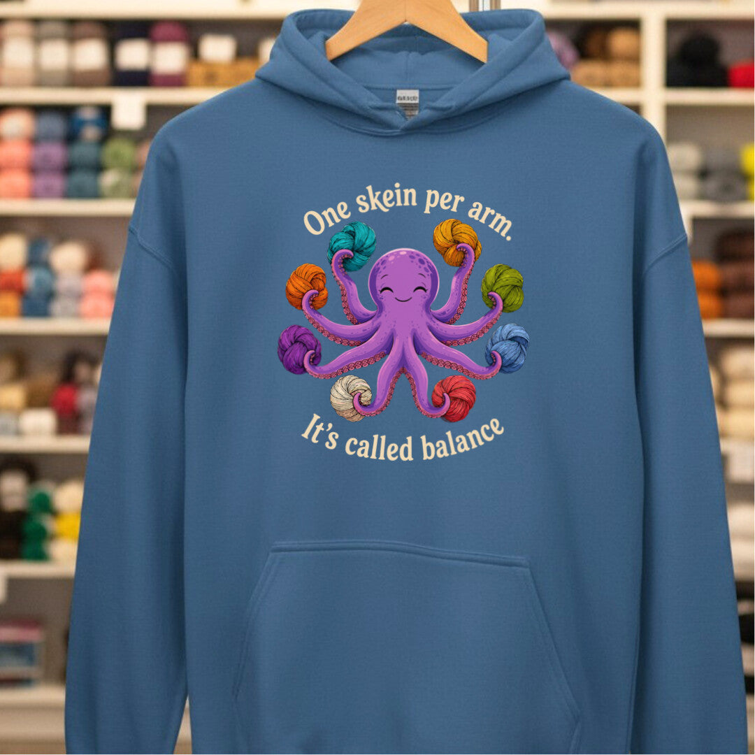 It's Called Balance Indigo Blue Hoodie.jpg