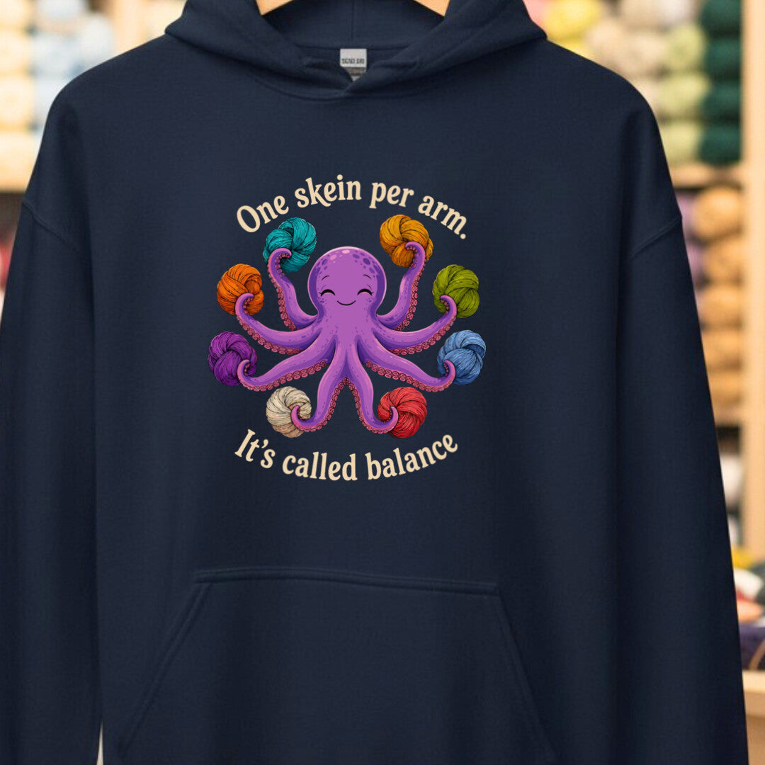 It's Called Balance Navy Hoodie.jpg