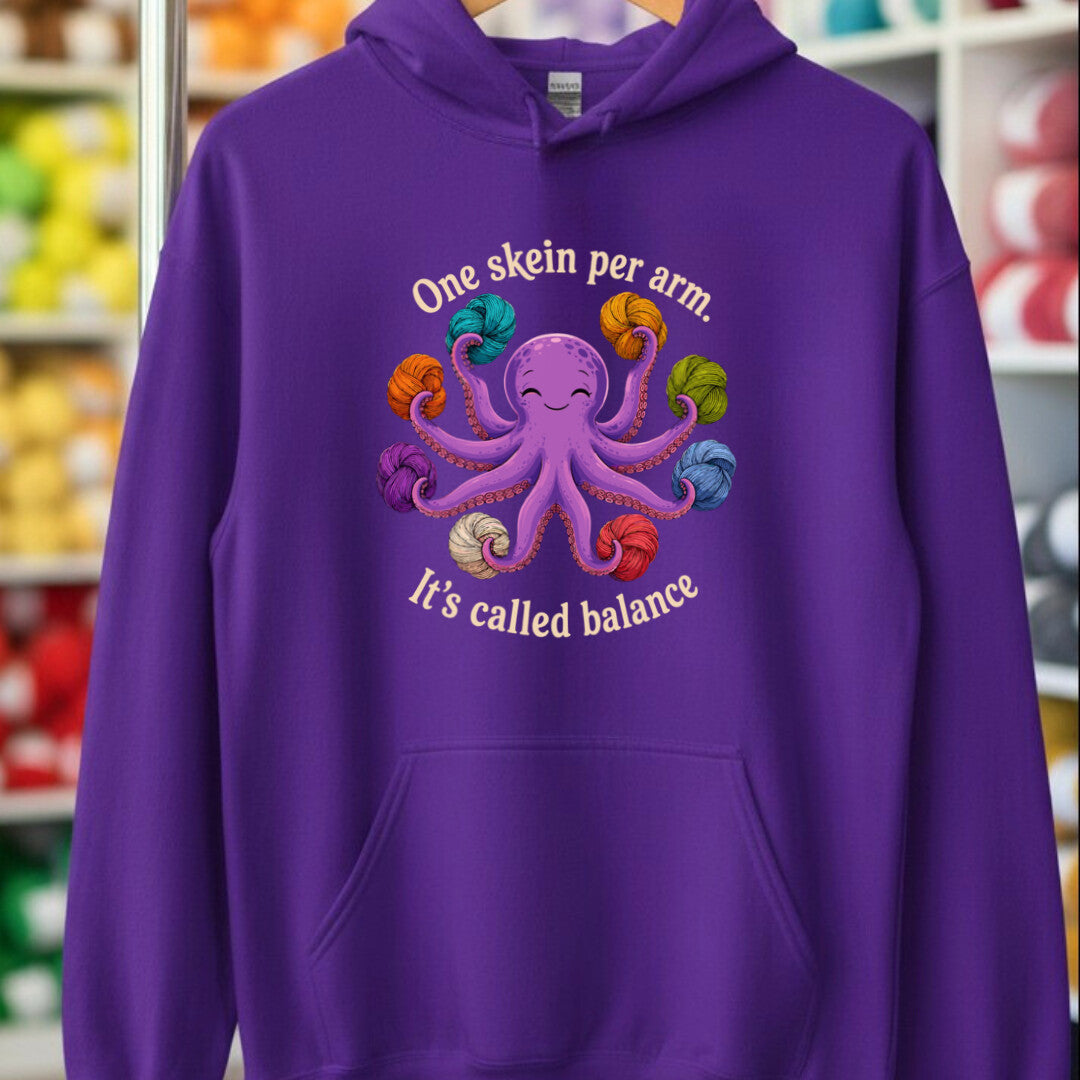 It's Called Balance Purple Hoodie.jpg