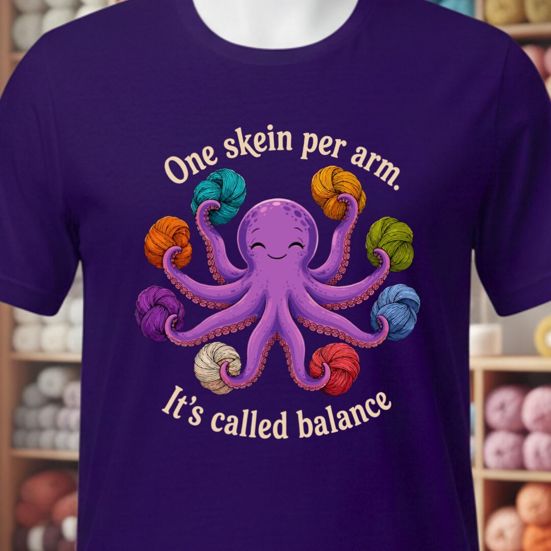 It's Called Balance T-Shirt Purple t-shirt