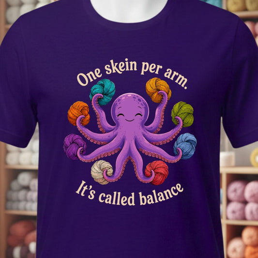 It's Called Balance T-Shirt Purple t-shirt