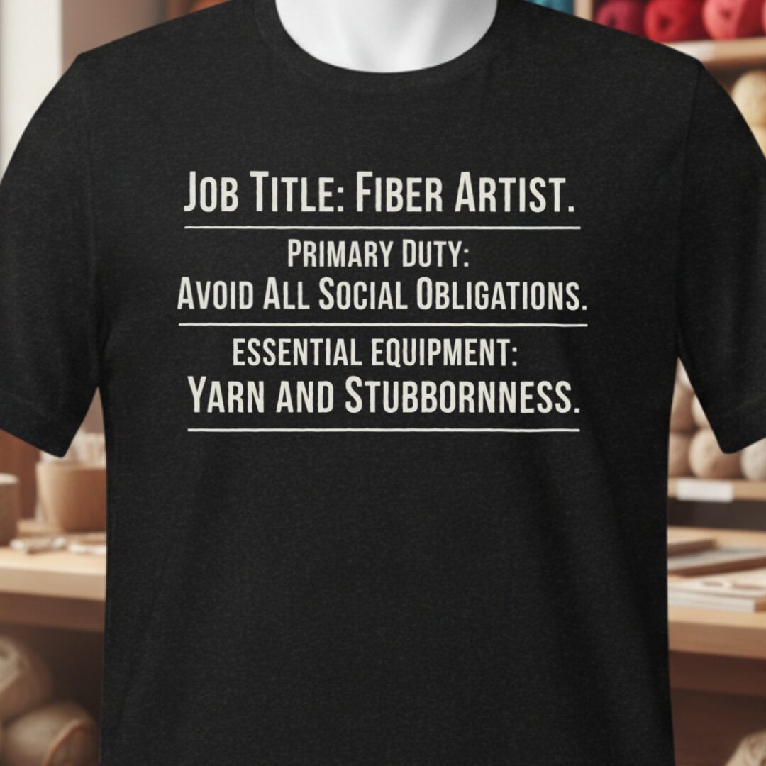 Job Title T-Shirt Black t-shirt