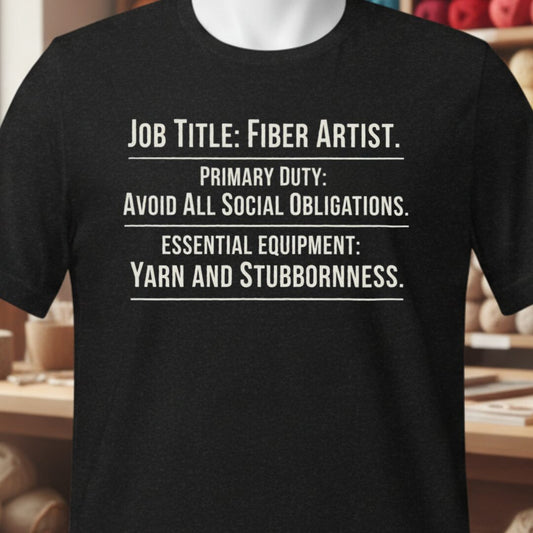 Job Title T-Shirt Black t-shirt