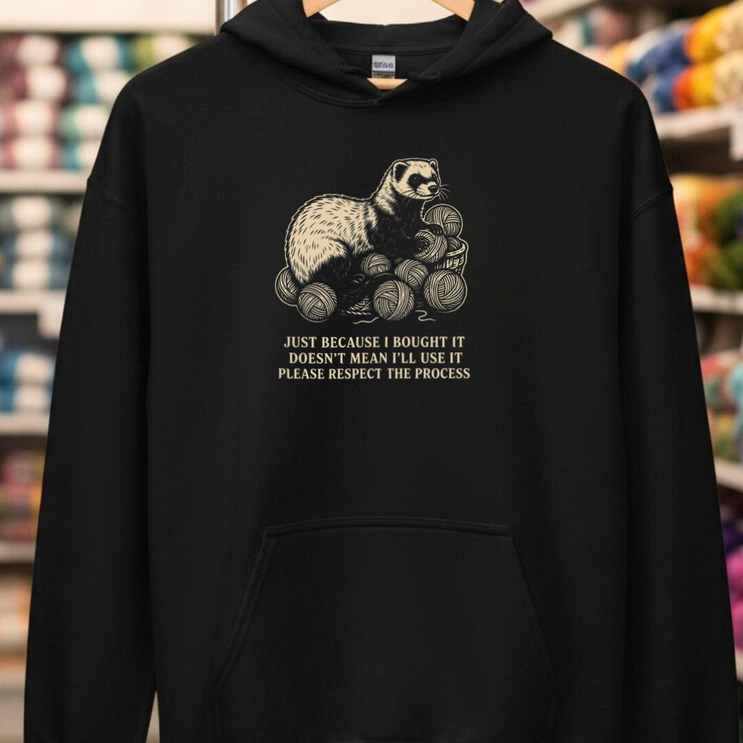 Just Because Hoodie Black t-shirt