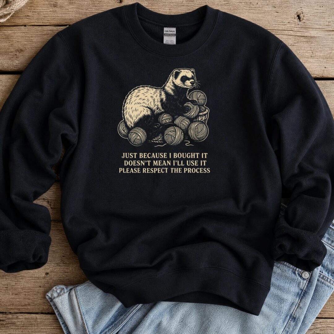 Just Because Sweatshirt Black t-shirt