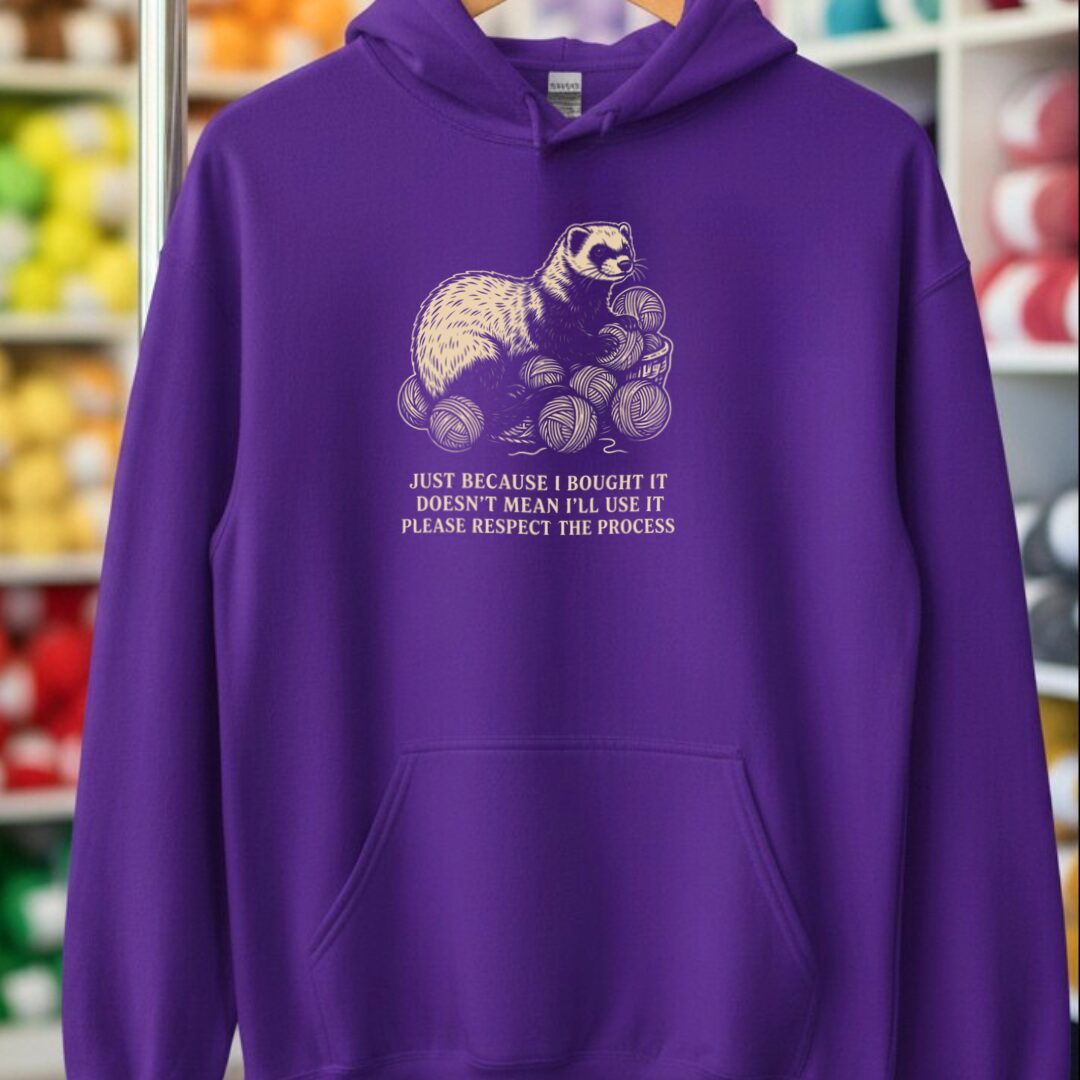 Just Because Hoodie Purple t-shirt