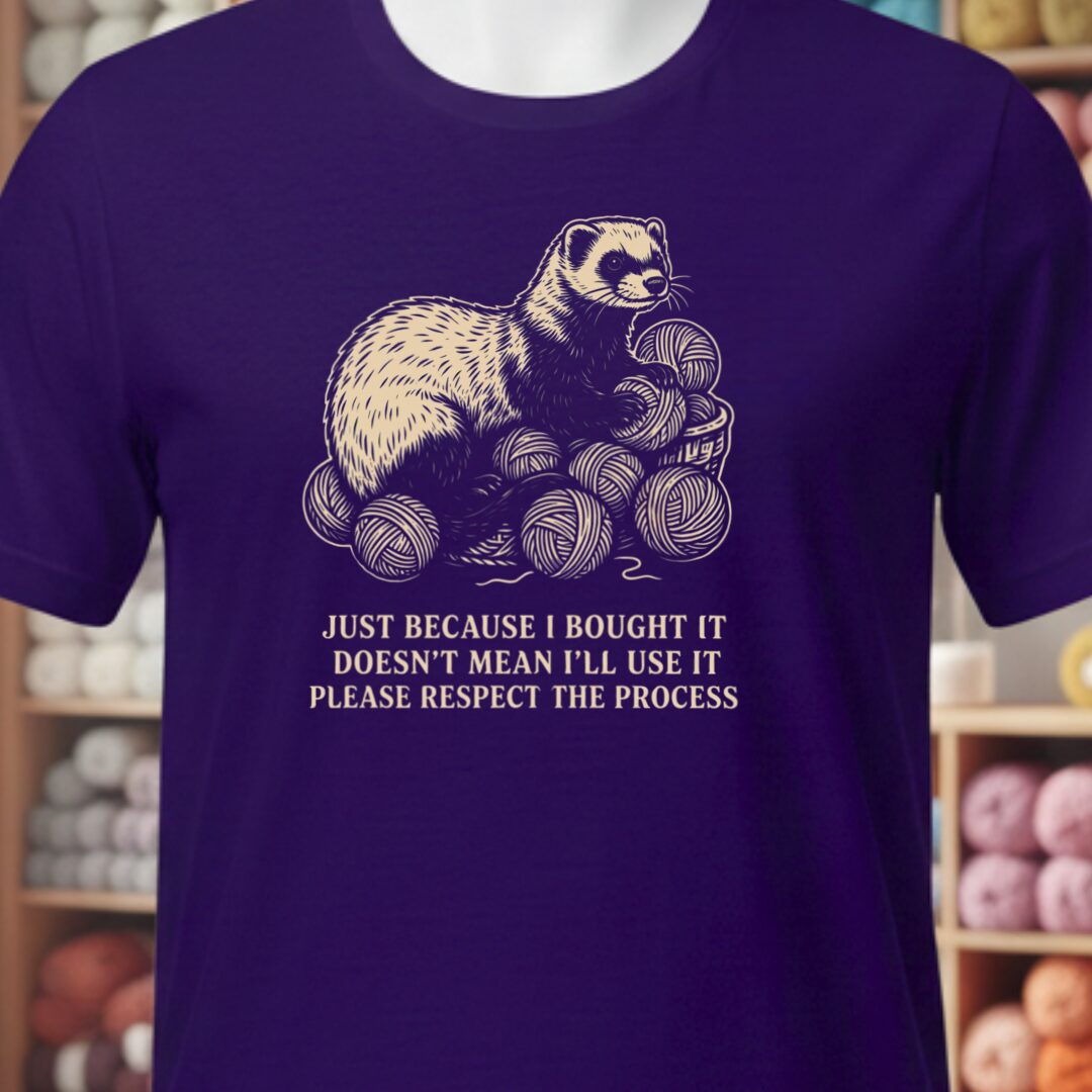 Just Because T-Shirt Purple t-shirt
