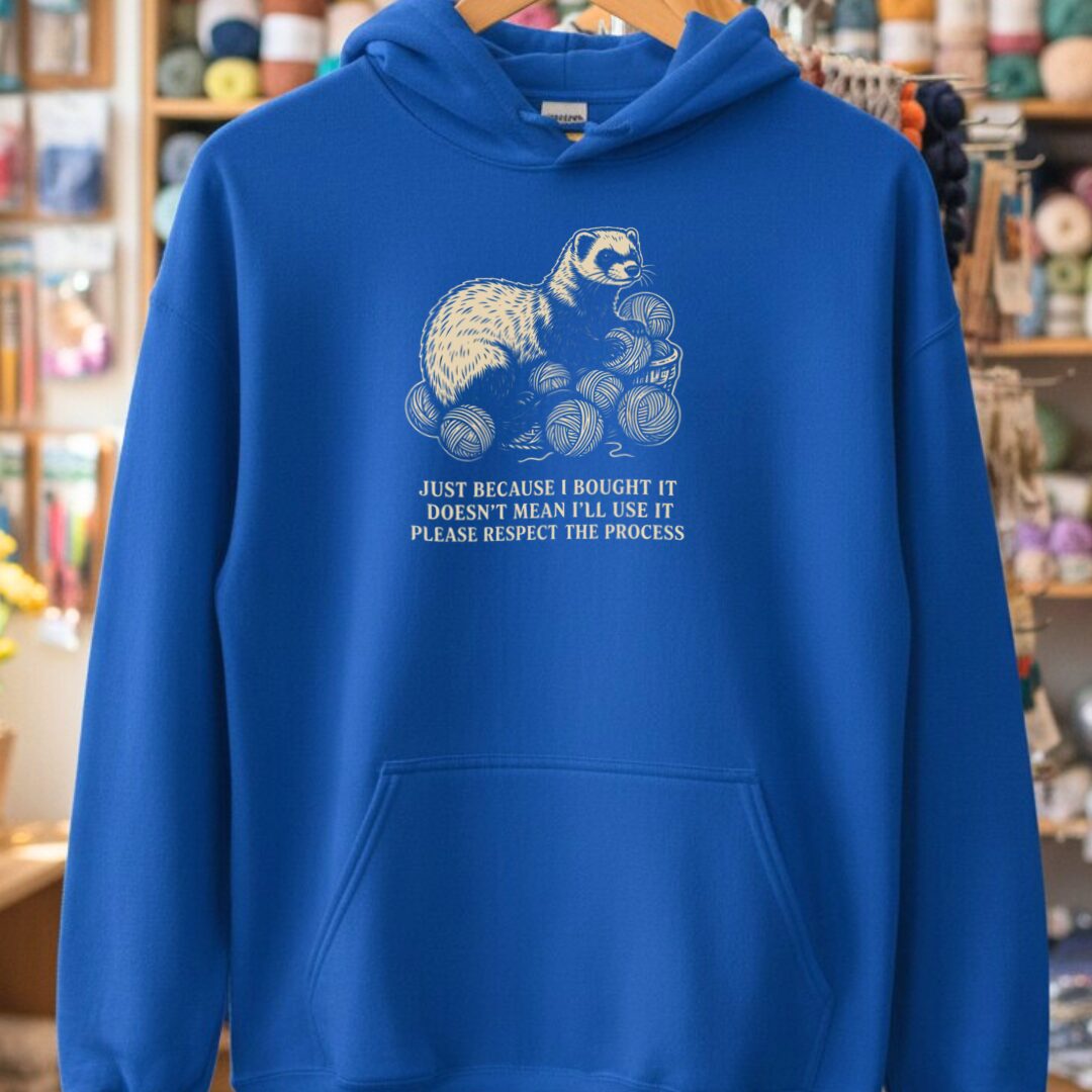 Just Because Hoodie Royal t-shirt