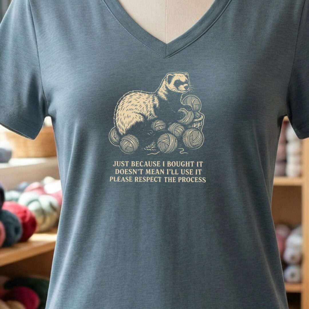 Just Because V-Neck T-Shirt Slate t-shirt