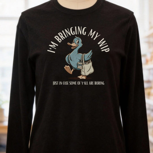 Just In Case Black Long Sleeve Tee.jpg