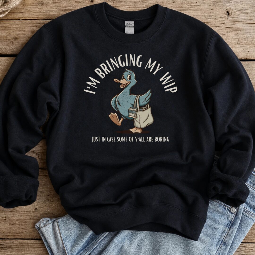 Just In Case Black Sweatshirt.jpg