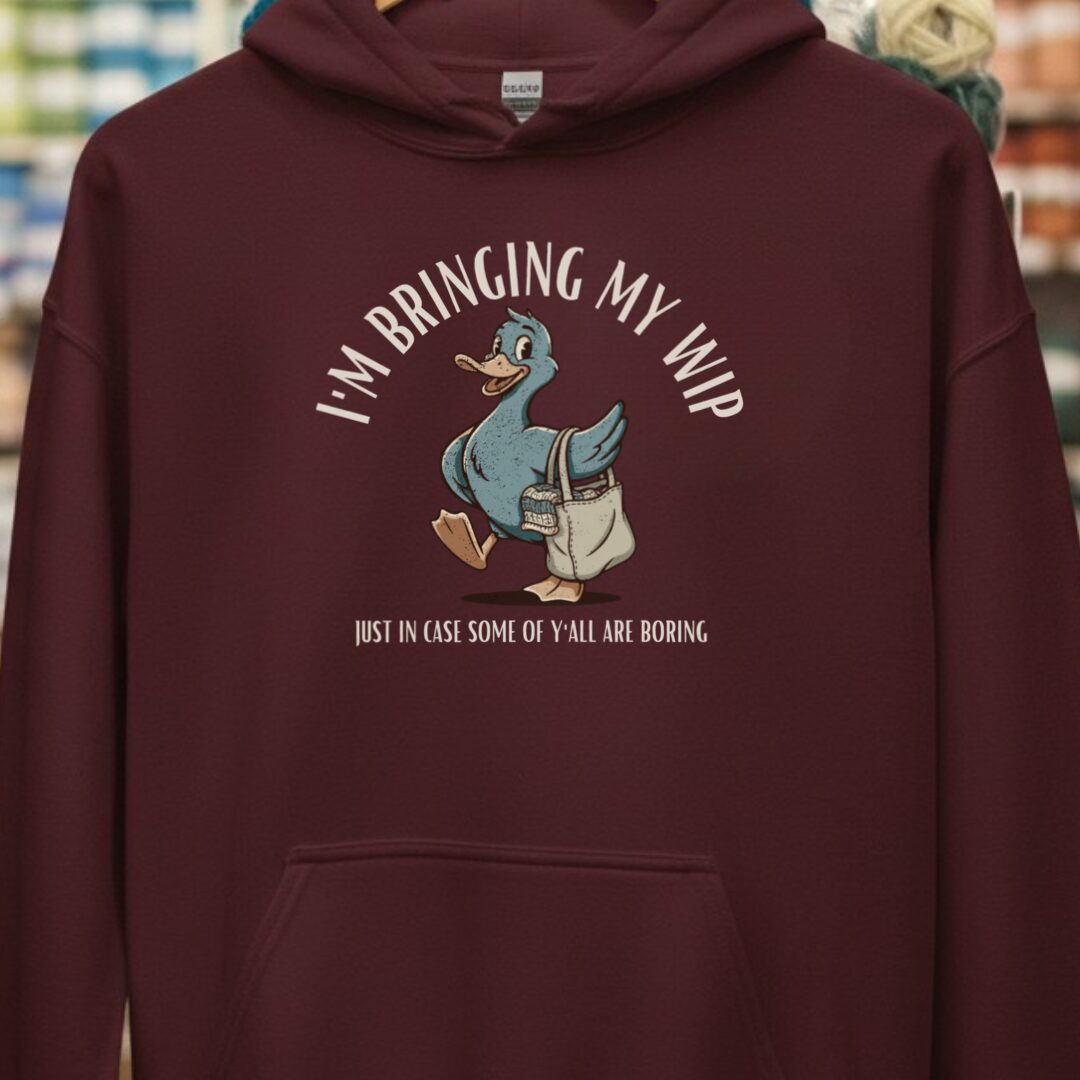 Just In Case Maroon Hoodie.jpg