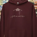 Just One More Row Hoodie Maroon t-shirt
