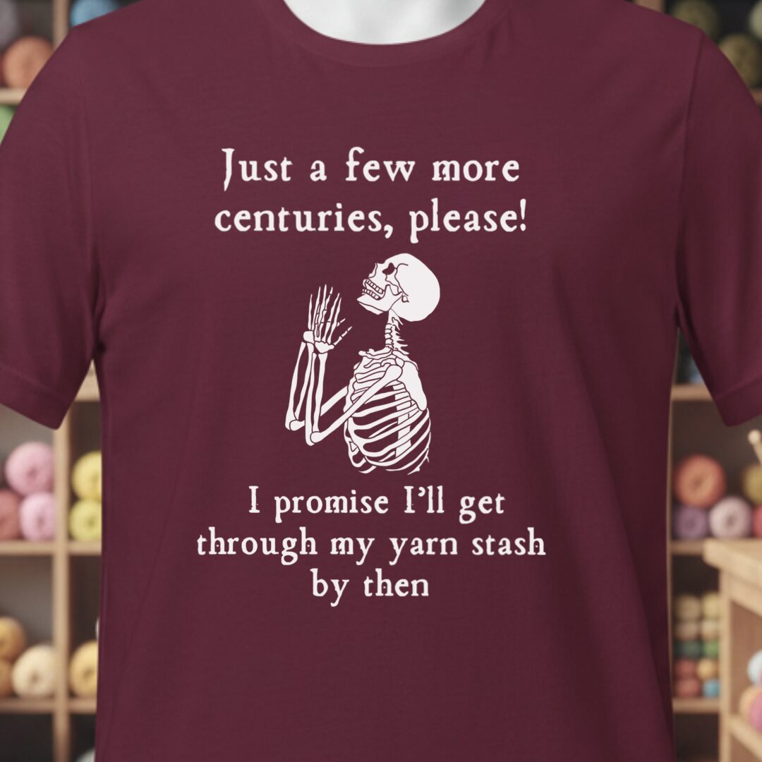 Just a Bit Longer T-Shirt Maroon t-shirt