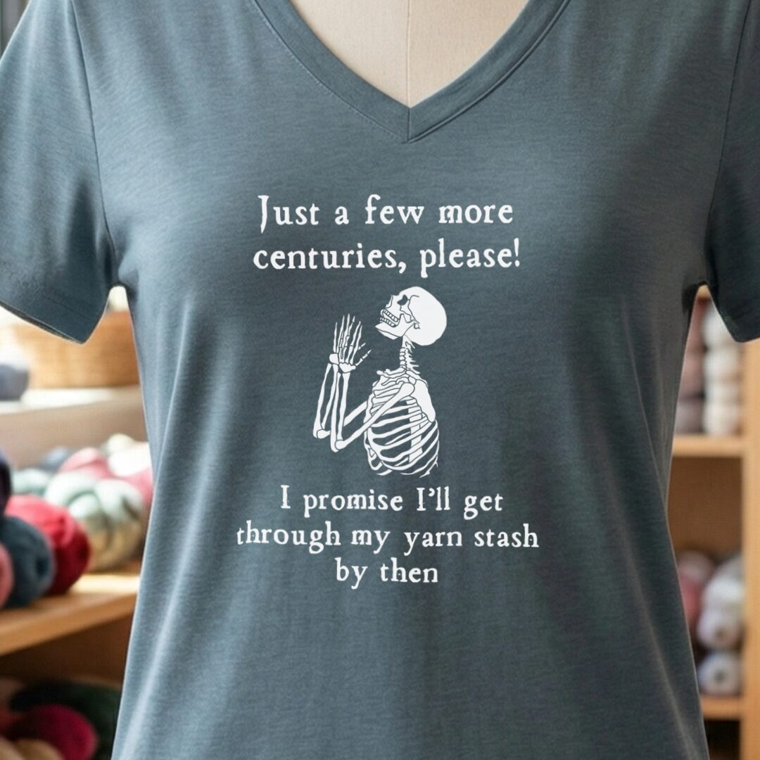 Just a Bit Longer V-Neck T-Shirt Slate t-shirt