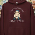 Knit Face Maroon Hoodie.jpg