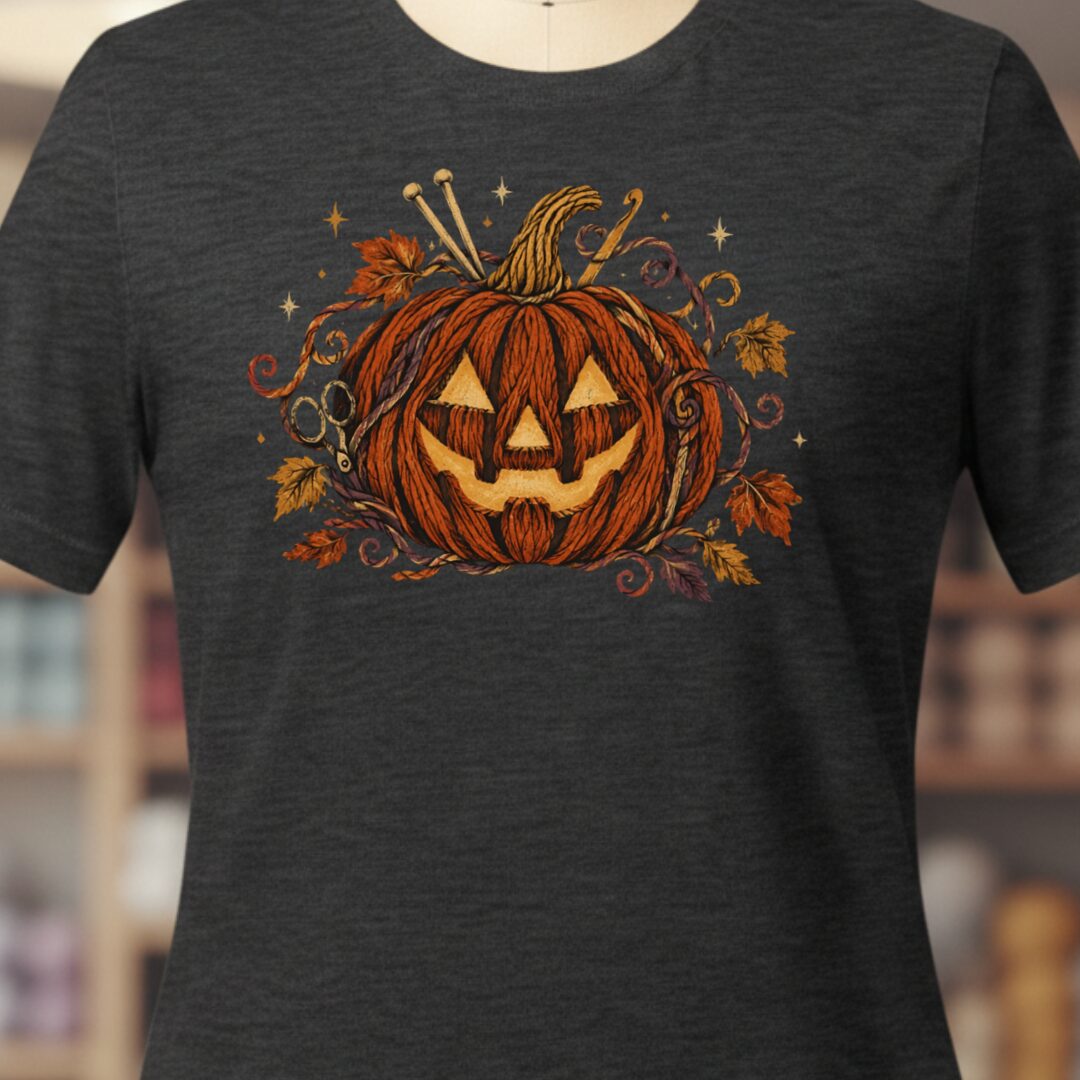 Knit Or Treat T-Shirt Dark Grey t-shirt