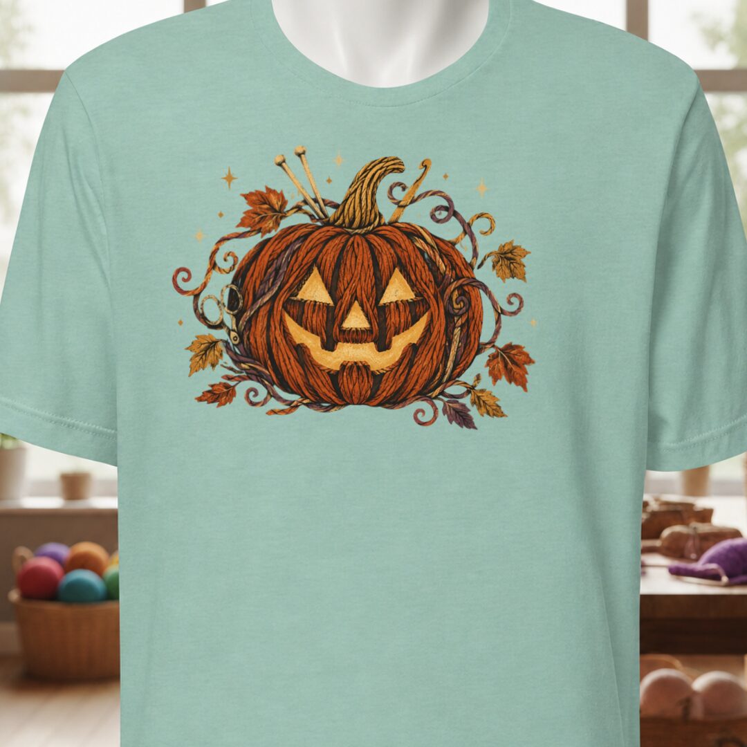 Knit Or Treat T-Shirt Sea Breeze t-shirt