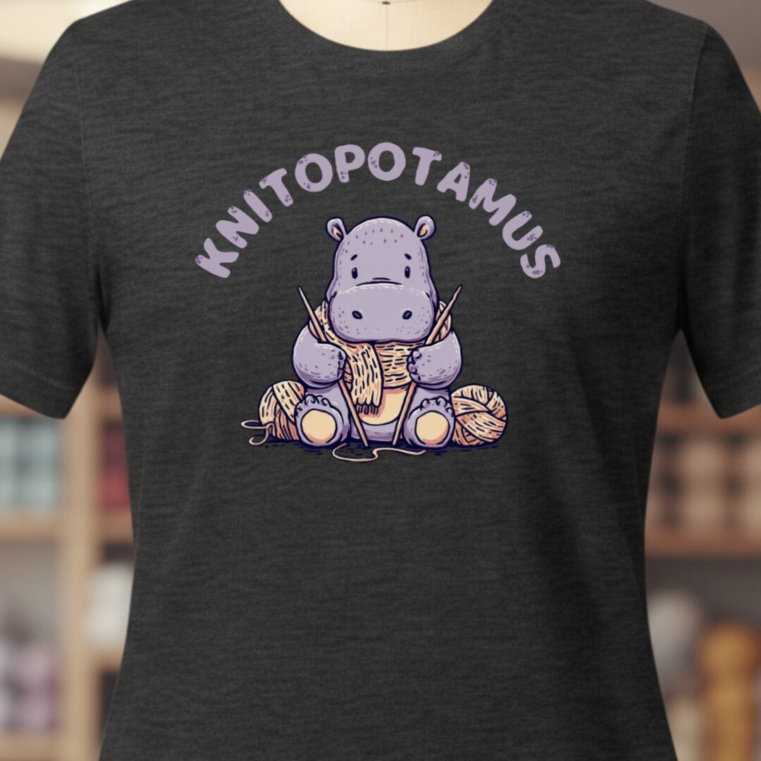 Knitopotamus T-Shirt Dark Grey t-shirt