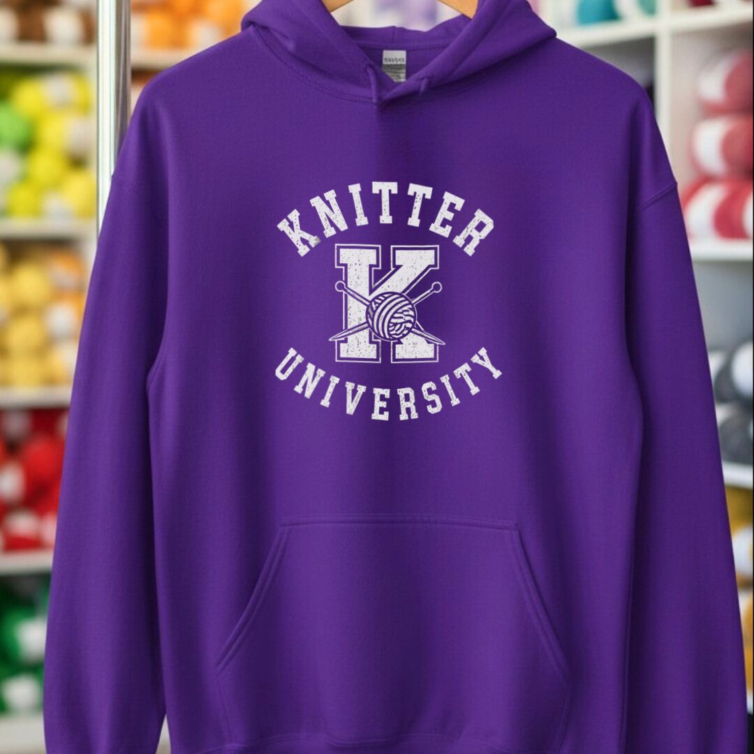 Knitter University Purple Hoodie.jpg