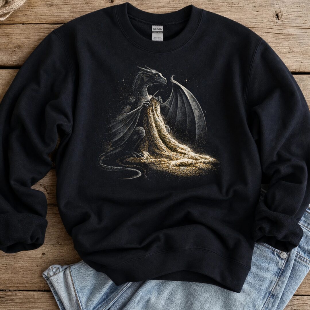 Dragon Knitting Sweatshirt