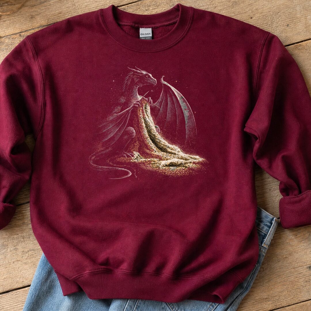 Dragon Knitting Sweatshirt