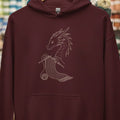 Knitting Dragon Maroon Hoodie.jpg