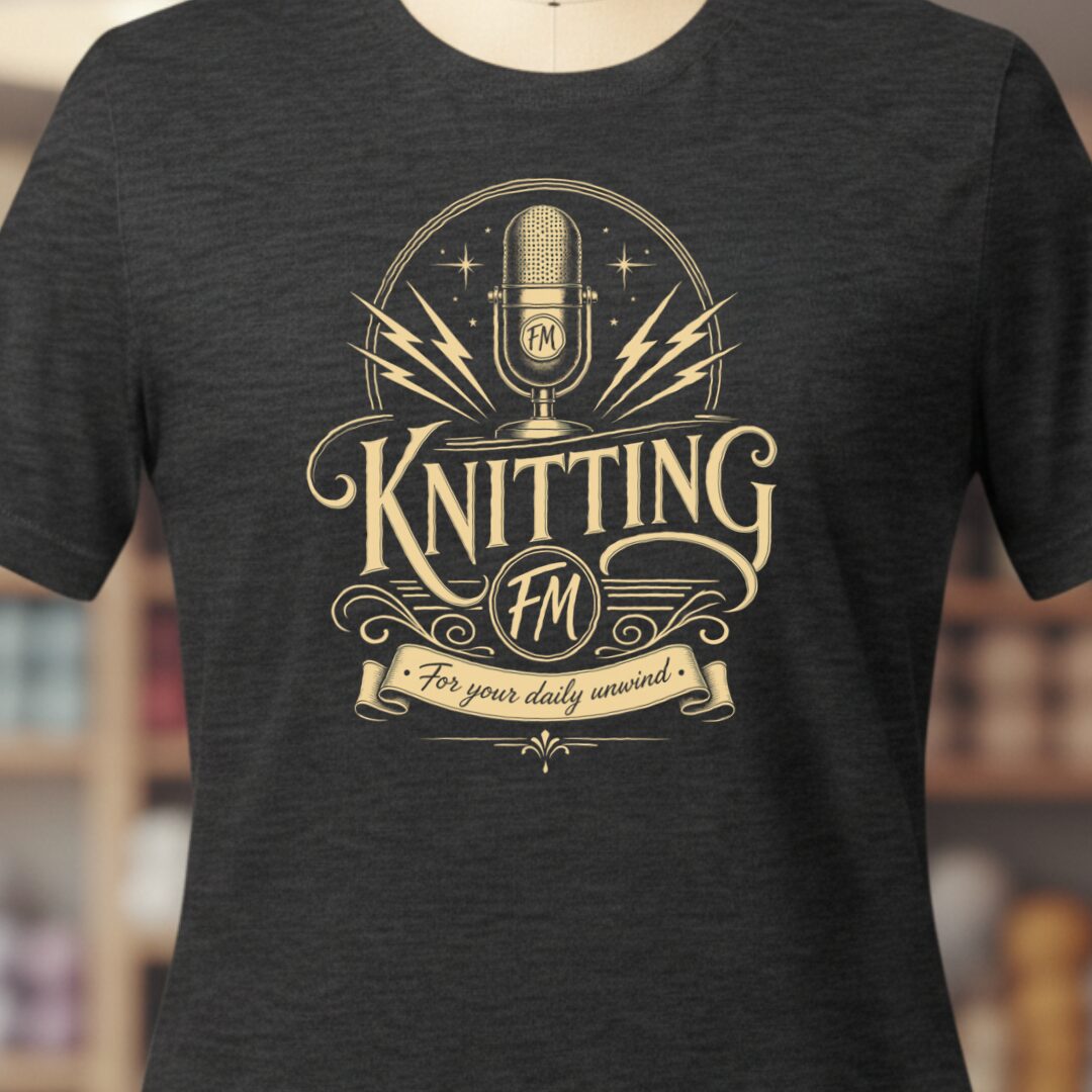 Knitting FM T-Shirt Dark Grey t-shirt