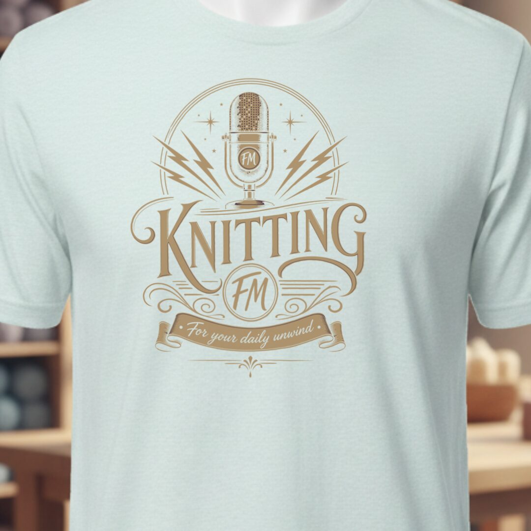 Knitting FM T-Shirt Ice Blue t-shirt