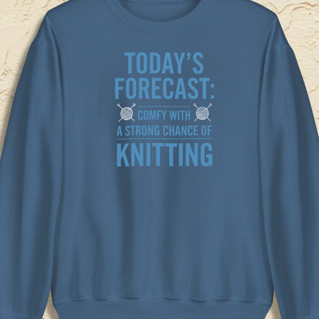 Knitting Forecast Indigo Blue Sweatshirt.jpg