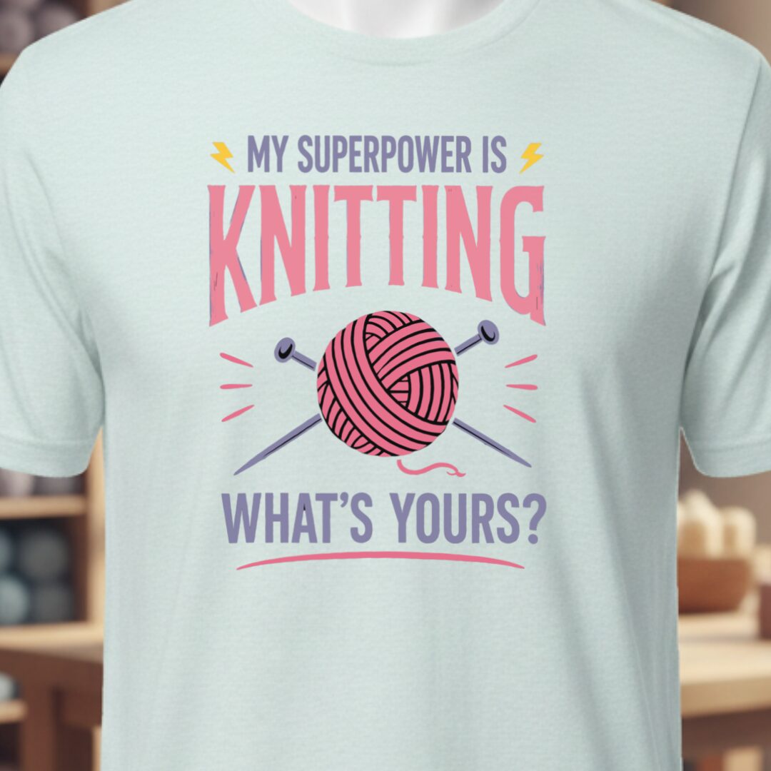 Knitting Superpower Ice Blue T-Shirt.jpg