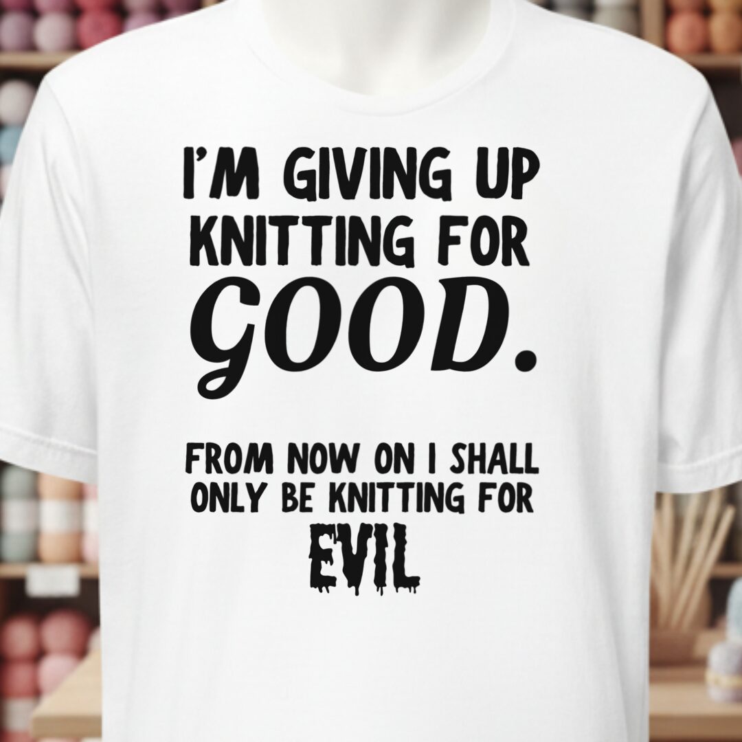 Knitting for Good T-Shirt White t-shirt