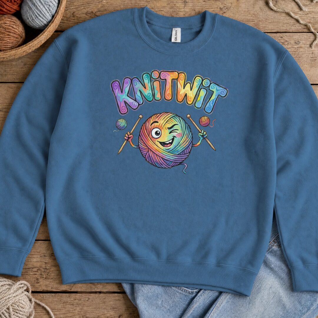 Knitwit Sweatshirt Indigo Blue t-shirt