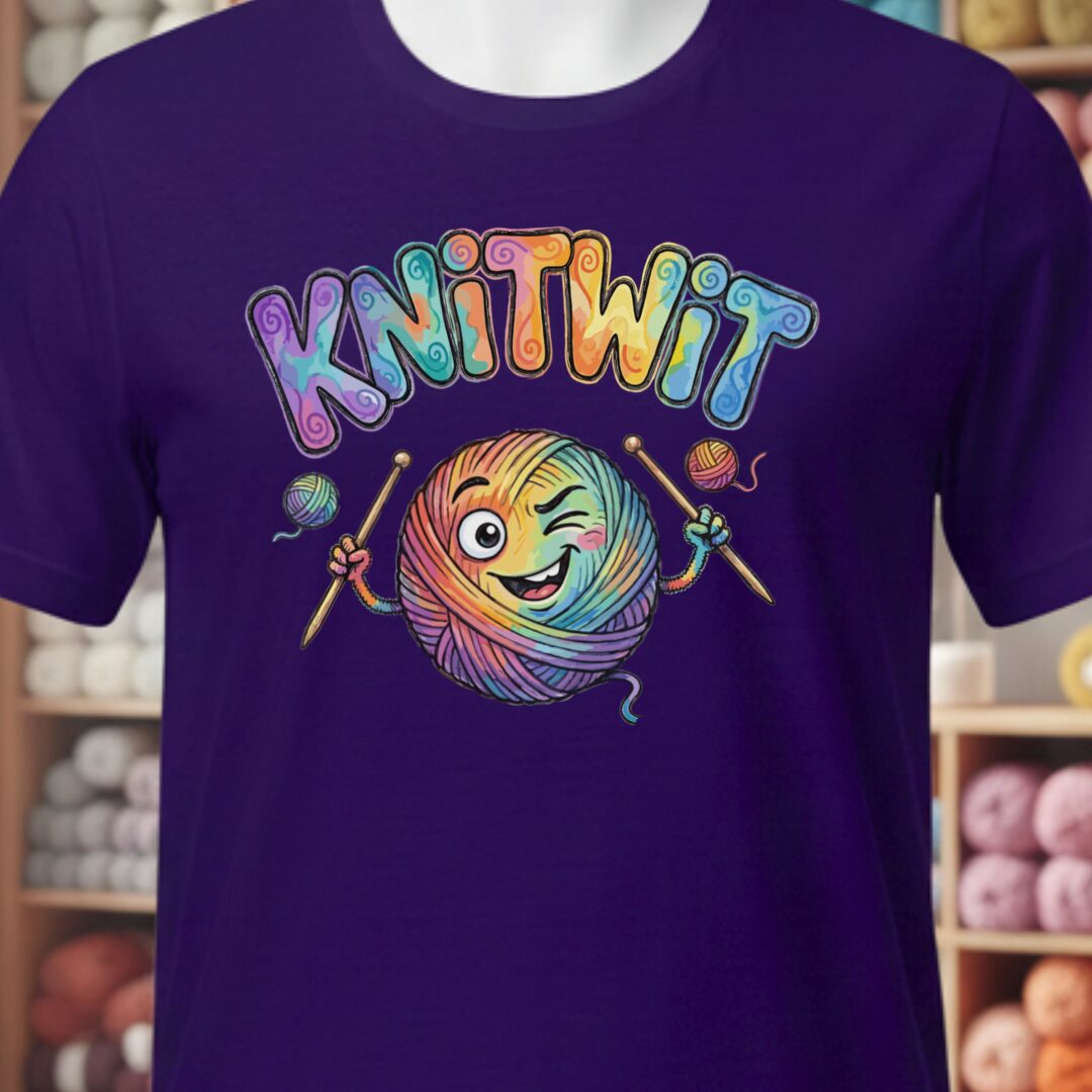 Knitwit T-Shirt Purple t-shirt