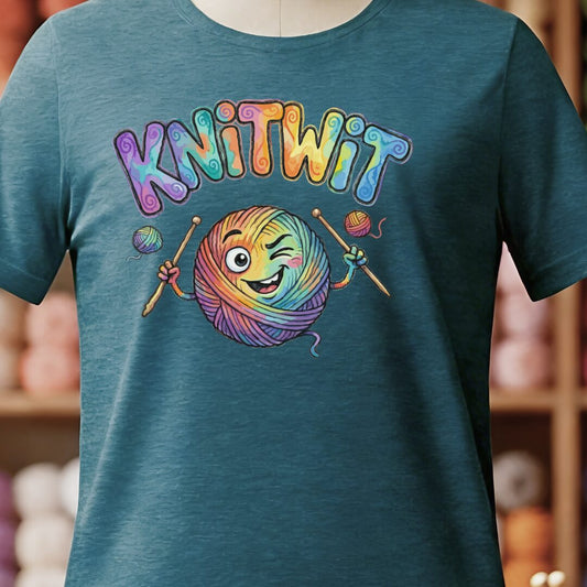 Knitwit T-Shirt Teal Blue t-shirt