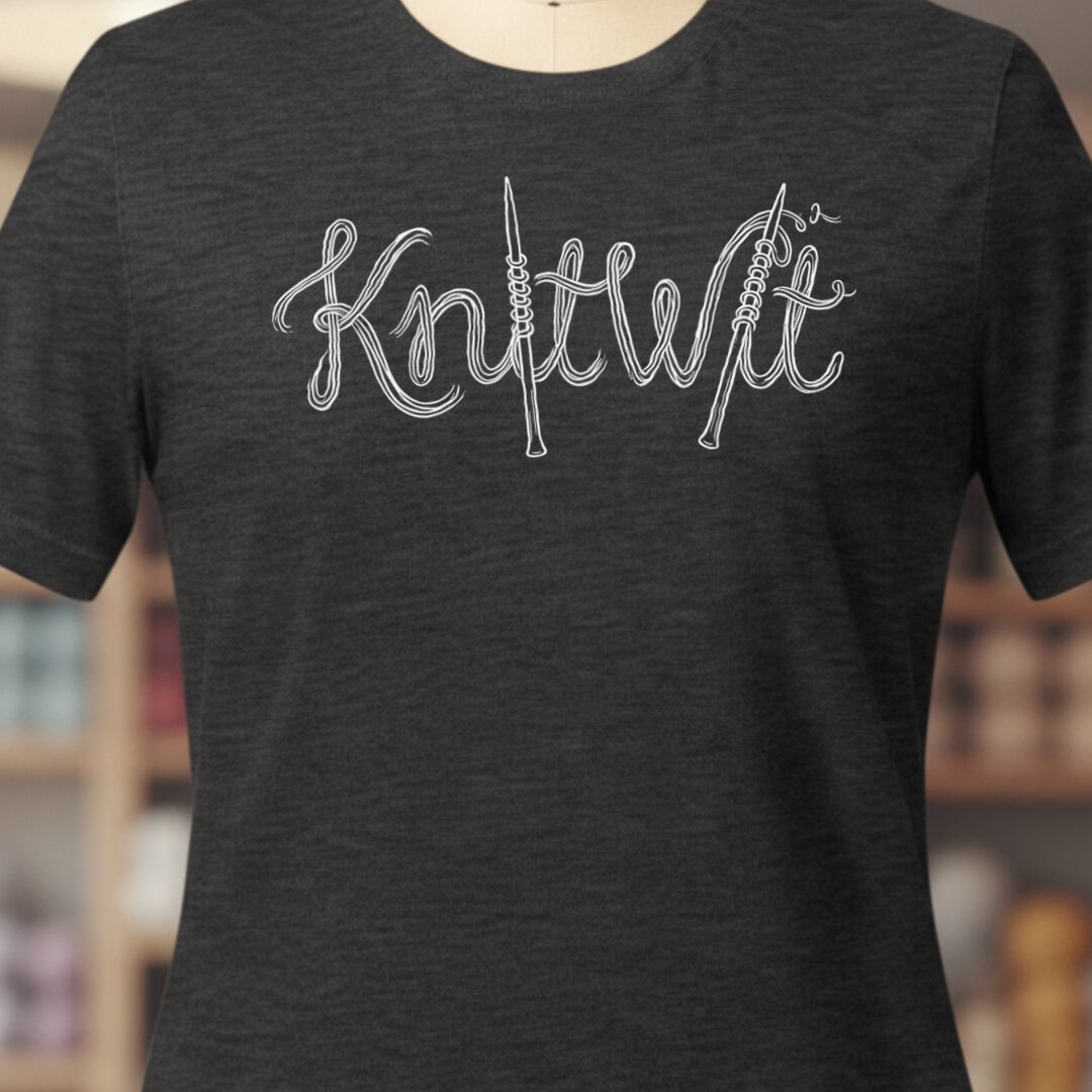 Knitwit Text T-Shirt Dark Grey t-shirt