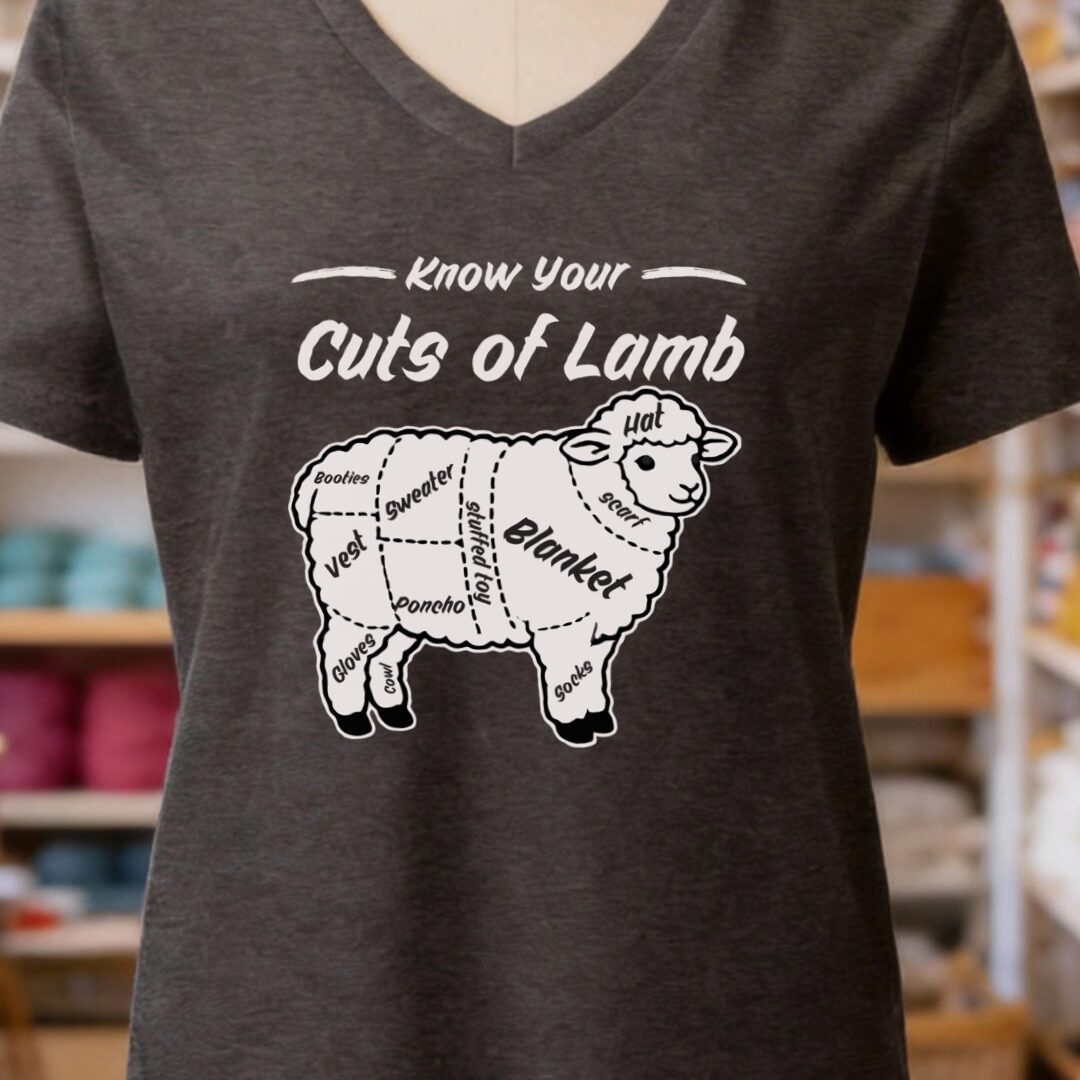 Know Your Cuts Dark Grey V Neck.jpg