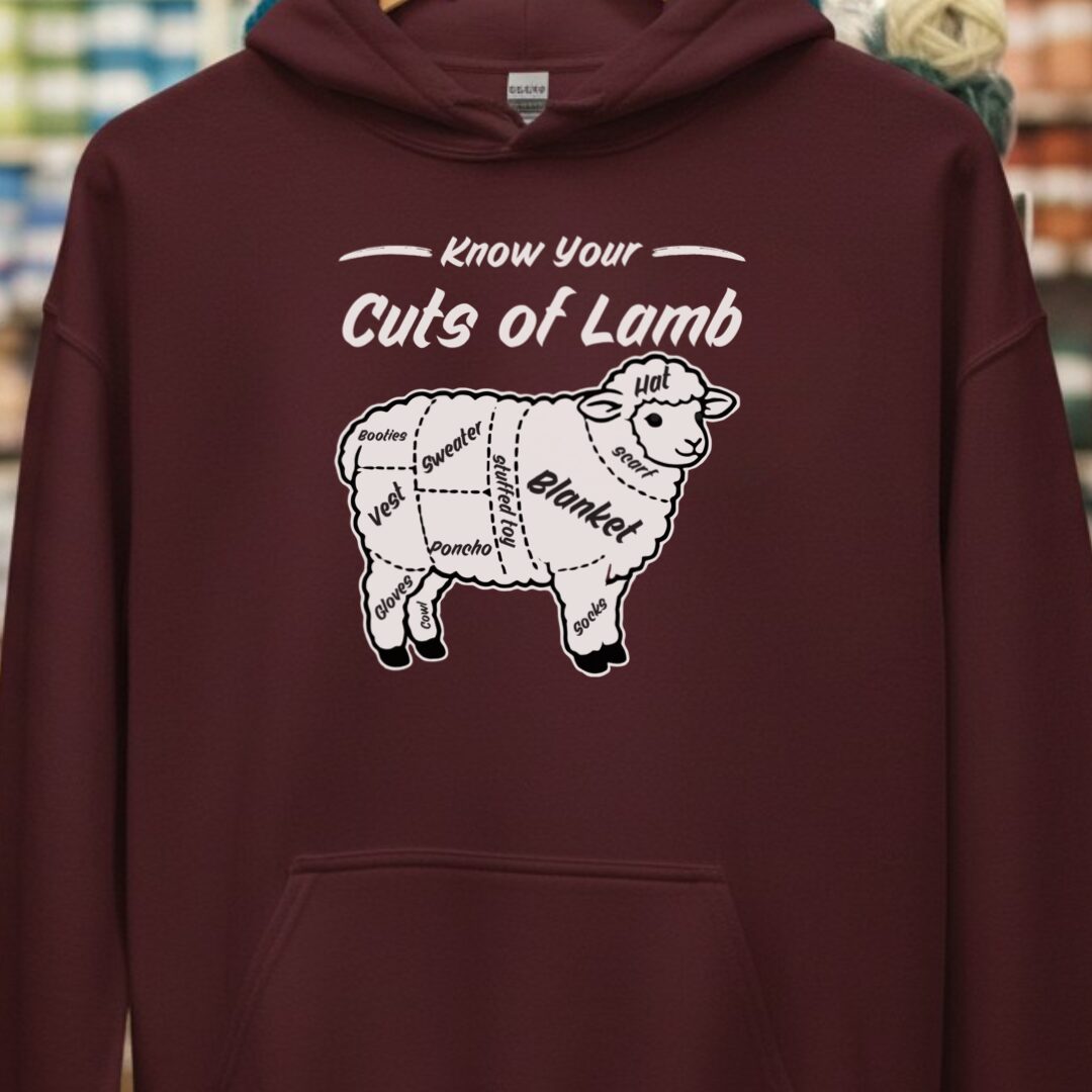 Know Your Cuts Maroon Hoodie.jpg