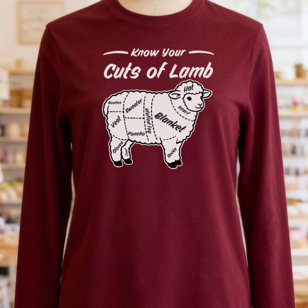 Know Your Cuts Maroon Long Sleeve Tee.jpg