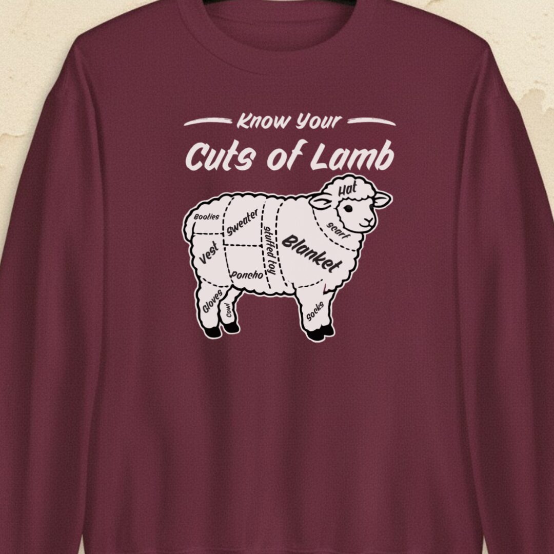 Know Your Cuts Maroon Sweatshirt.jpg