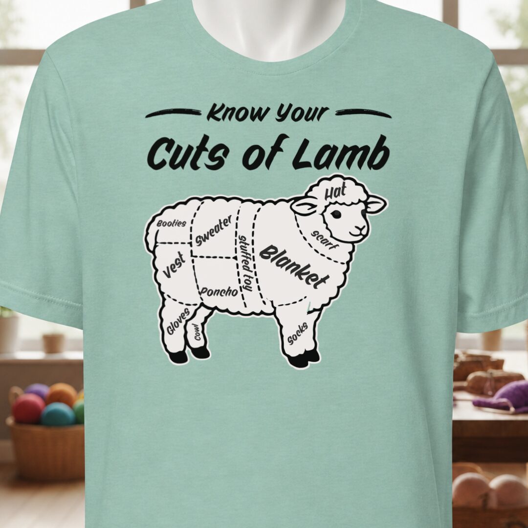 Know Your Cuts T-Shirt Sea Breeze t-shirt