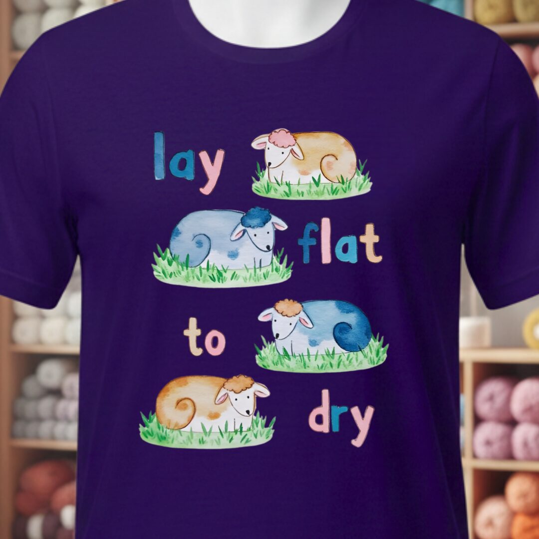 Lay Flat to Dry Group T-Shirt Purple t-shirt