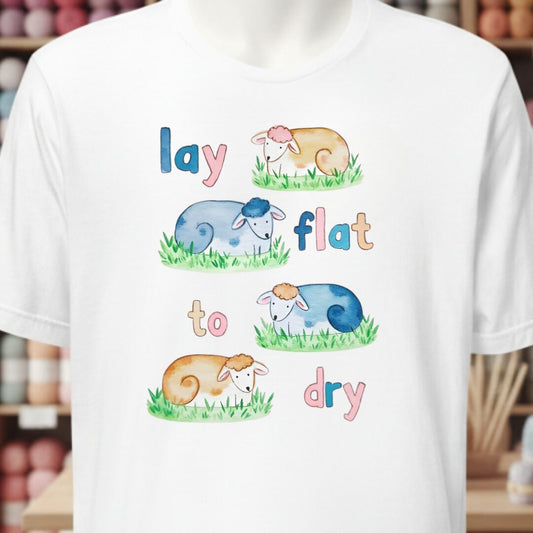 Lay Flat to Dry Group T-Shirt White t-shirt