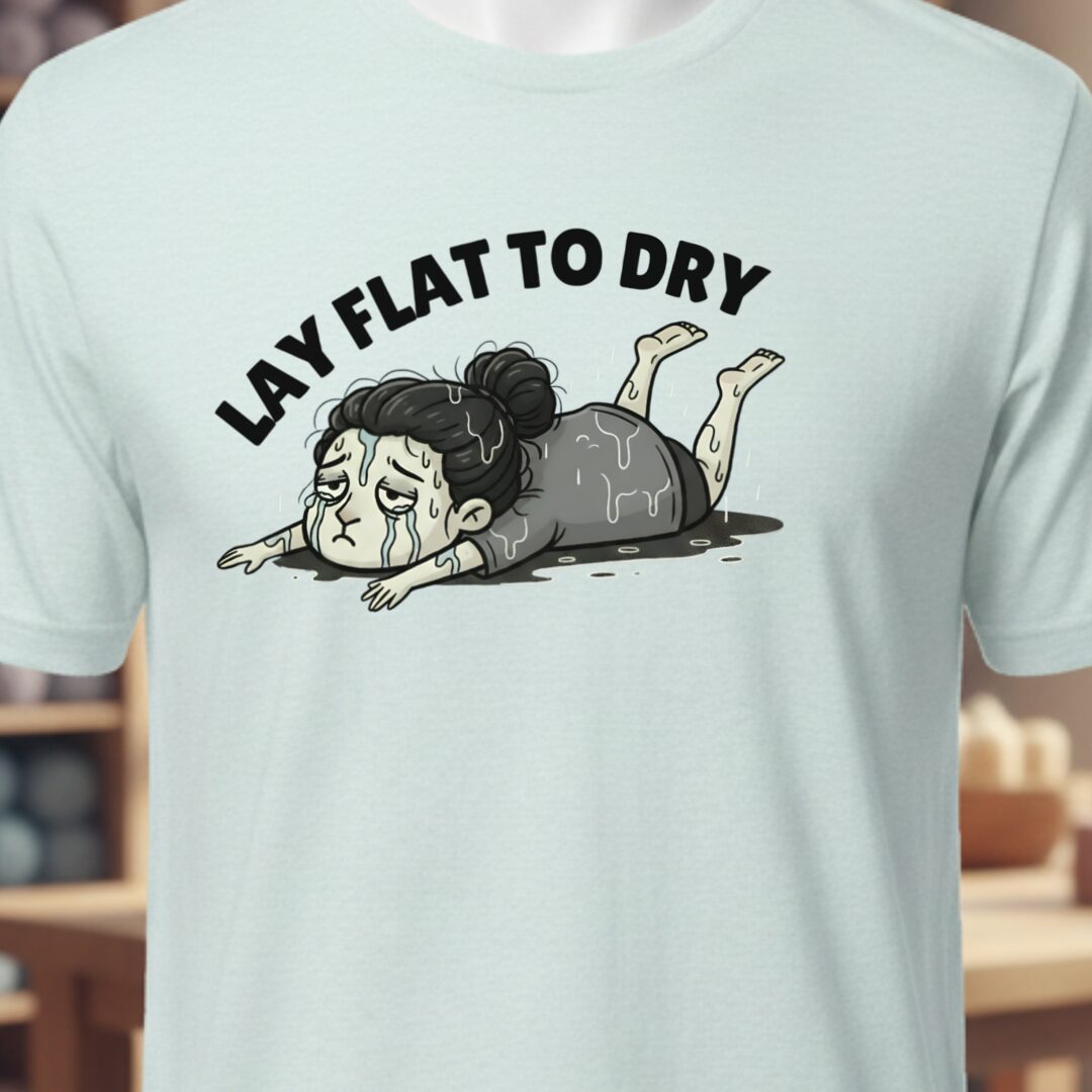 Lay Flat to Dry Woman T-Shirt Ice Blue t-shirt